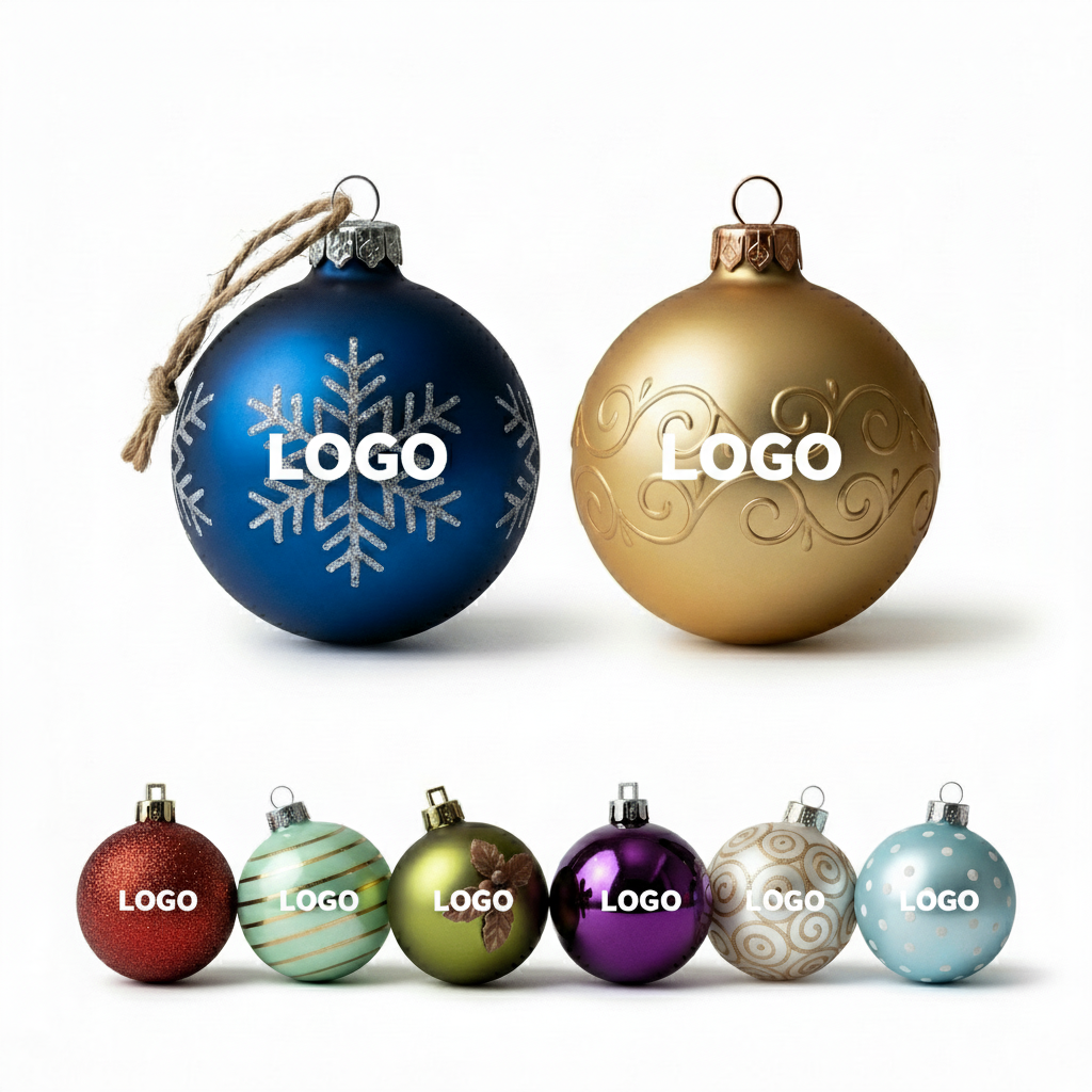 Shatterproof 3.25-Inch Christmas Ball Ornaments, 8-Piece Multicolor Set