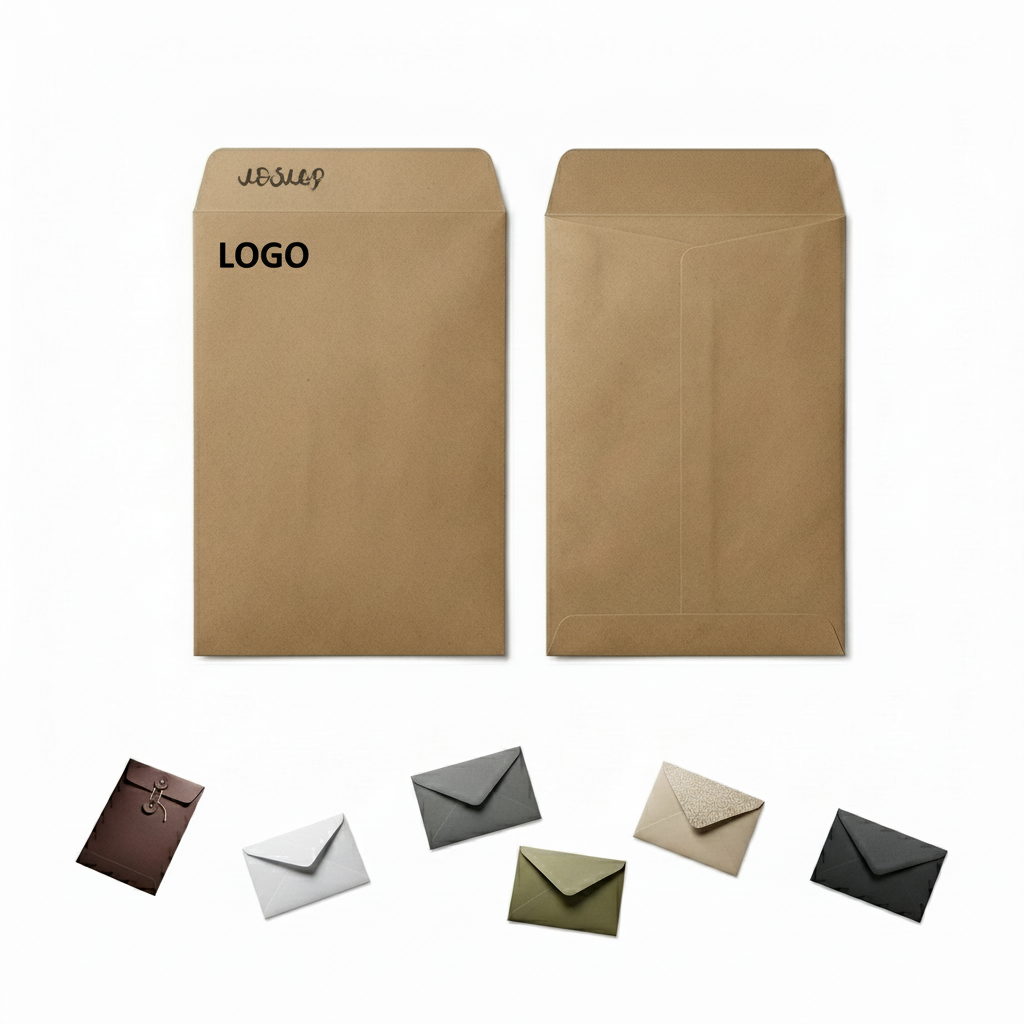 Assorted Color Peel & Seal Kraft Mailer Envelopes, Multi-Size Pack