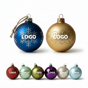 Shatterproof 3.25-Inch Christmas Ball Ornaments, 8-Piece Multicolor Set