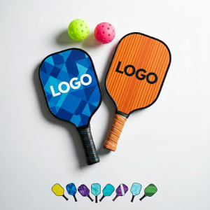 Vibrant Composite Pickleball Starter Set: 2 Paddles, 2 Balls & Carry Bag