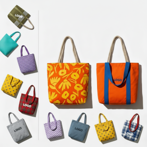 Multi-Color Heavy-Duty 20" Handle Non-Woven Tote Bag Collection